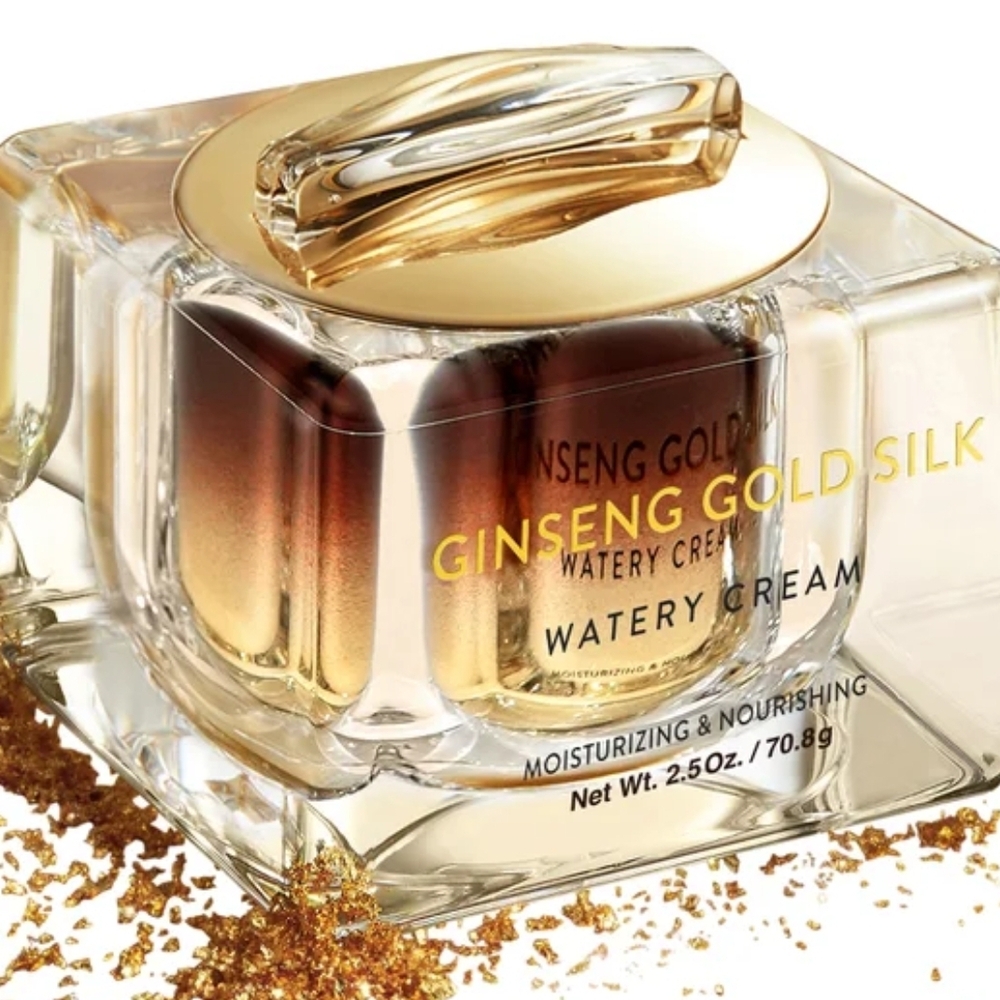 Nature Republic Ginseng Gold Silk Watery Cream Korean Ginseng Anti-Aging Moistur
